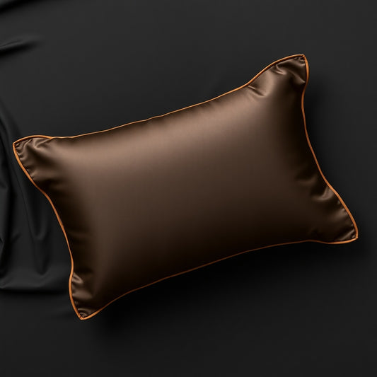 Vesper Silk Pillowcase — Piped Edge