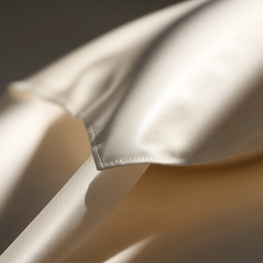 Vesper 22-Momme Silk Pillowcase — Piped Edge